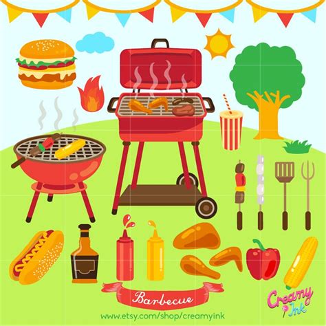 Barbecue Party Clip Art 20 Free Cliparts Download Images On