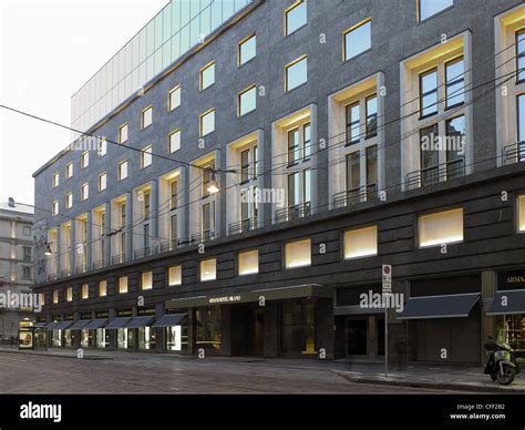 Armani Hotel Milan Italy Building And Entrance Stock Photo Alamy