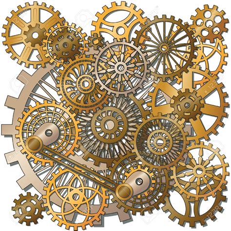 Clock Gears Drawing At Getdrawings Free Download