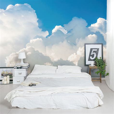 Cumulus Clouds Wall Mural Clouds Wallpaper From Wallums