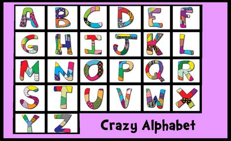 Crazy Colorful Alphabet Promethean Resource Gallery Pack Whiteboard