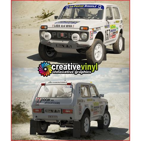 Lada Niva Paris Dakar Rally Graphics Kit