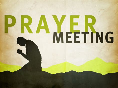 Saturday — Prayer Meeting Berrymead Evangelical Church