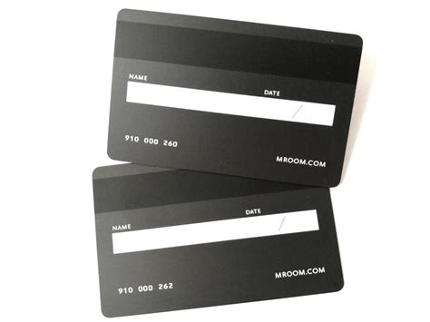 Wear Resistant Metal Membership Card Hico Magnetic Stripe Bank