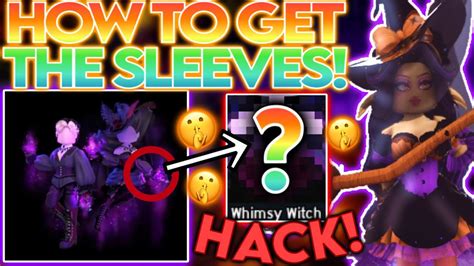 cool ways to get the whimsy witch set sleeves roblox royale high royalloween update outfit