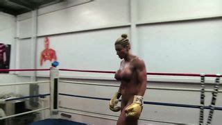 Full Nude Female Bodybuilder Mixed Boxing Goddess Rapture