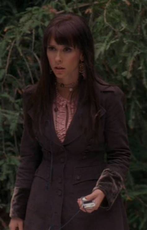 Ghost Whisperer Season 1 Episode 9 Brown Tailored Coat With Velvet Cuffs And Button Detail