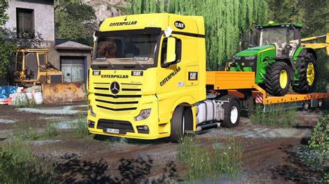 Mercedes Benz Actros Caterpillar Fs19 Kingmods