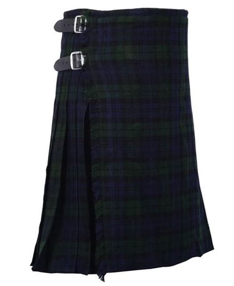 Scottish Mens Kilt Set Outfit Package 7 Pieces Black Etsy In 2021