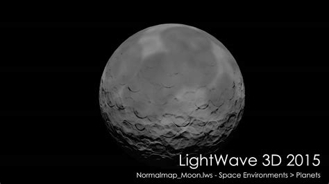 Lightwave 3d Normalmap Moon Scene Rendered Youtube