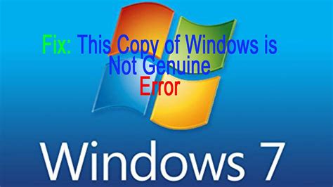 How Fix This Copy Of Windows Is Not Genuine Error
