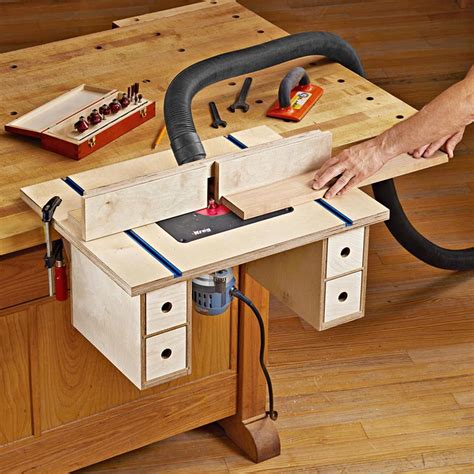 Bench Mounted Router Table Plan From Wood Magazine
