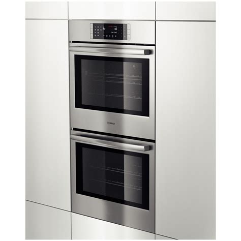 30 Bosch Double Wall Oven 800 Series Stainless Steel Hbl8651uc