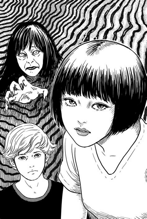 Junji Ito Horror Manga Anime Art Reference Quirky Art Anime Aesthetic