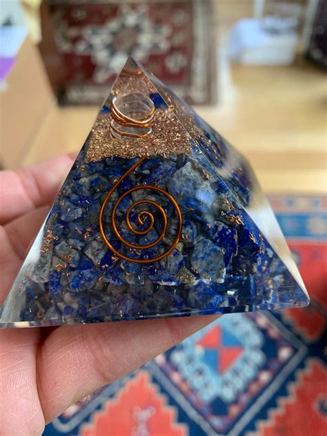 Lapis Lazuli Orgonite Pyramid 117015 Aristia