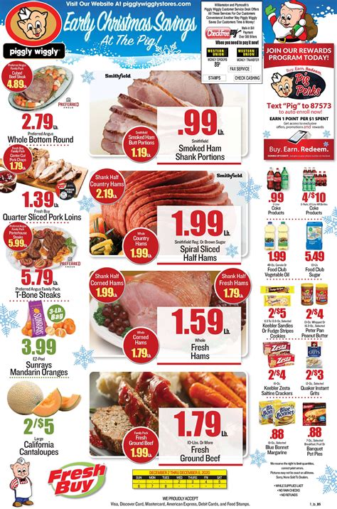 Order your pig store merchandise. Piggly Wiggly (NC) Weekly Ad Flyer December 2 to December 8, 2020