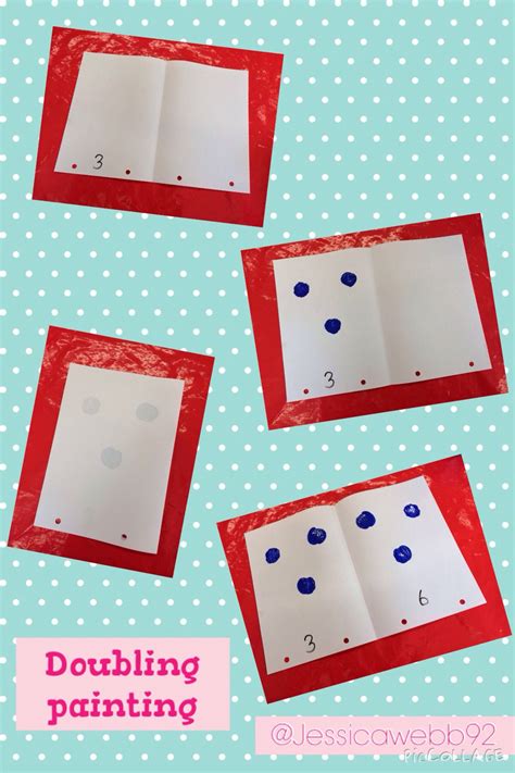 Doubling In The Art Area Put The Correct Number Of Dots On One Half
