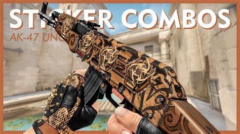 Ak 47 Uncharted Sticker Combos Csgo 2020 Youtube