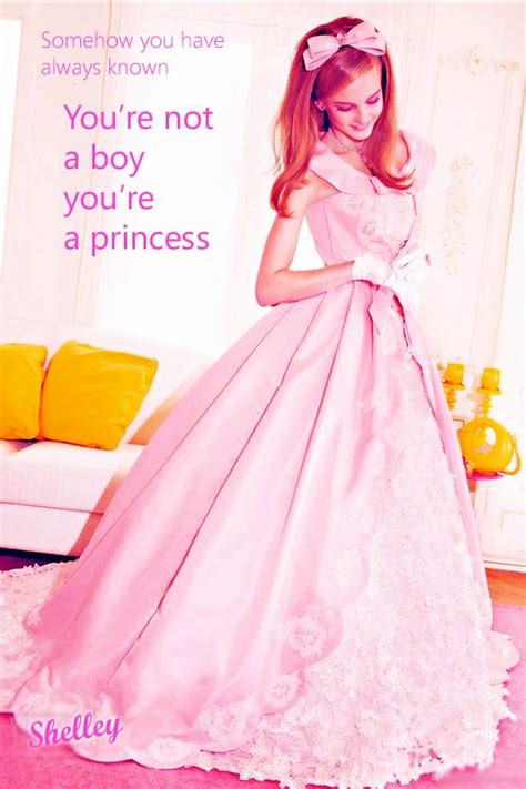 You Re A Pretty Sissy Princess Sissy Feminization Transgender Captions Pink Wedding