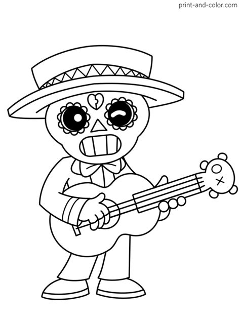 An eye for an eye. Brawl Stars coloring pages | Print and Color.com | Star ...