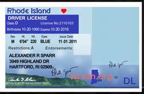 If your license is revoked, suspended or canceled, you may be required to pay another application fee in addition to a reinstatement fee. Tempate Rhode Island Drivers License | Template photoshop