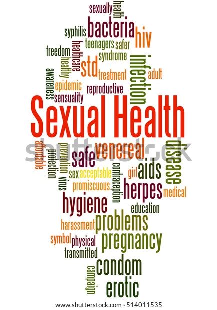 Sexual Health Word Cloud Concept On Stock Illustration 514011535
