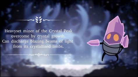 Hollow Knight Crystal Guardian Boss Fight Youtube