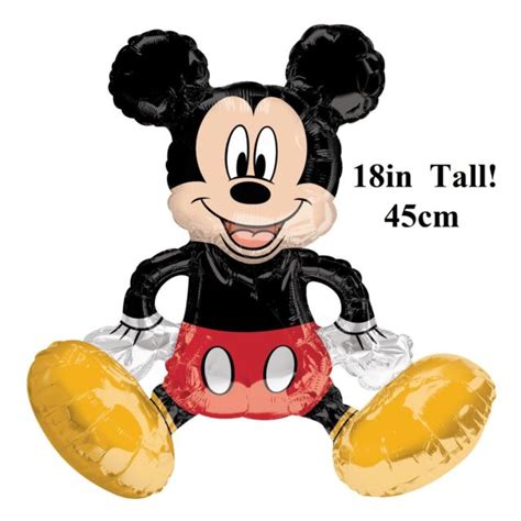 Disney Sitting Mickey Mouse Air Filled Balloon Table Decoration 18in