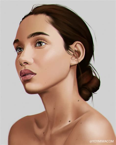 Retrato De Mujer Julio Por Yoymiwacom Dibujando