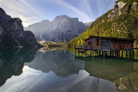 1063078 Landscape Forest Mountains Italy Lake Water Nature