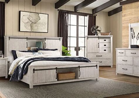 The two dressers the mirror and the bed come with. Scott King Size Storage Bedroom Set - White | Home ...