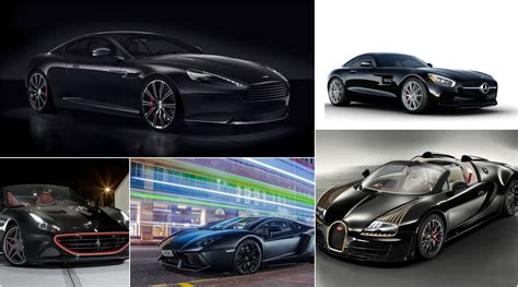 Passion For Luxury 10 Luxury Cars In Black For A Night