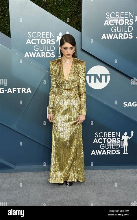 Natalia Dyer Arrives For The 26th Annual Screen Actors Guild Awards At