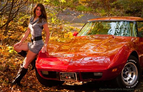 Corvettes And Girls The 1977 Corvette