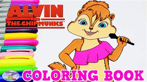 Monster high coloring pages gigi grant. Alvin And The Chipmunks Coloring Book Brittany Nick Jr ...
