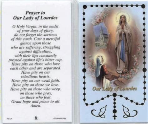 Prayer To Our Lady Of Lourdes Waiting For Baby Mama Mary Our Lady