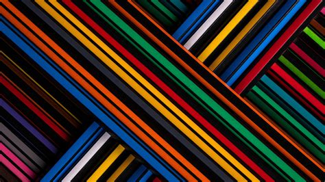 Rainbow Abstract Lines Wallpaper 52301 Baltana