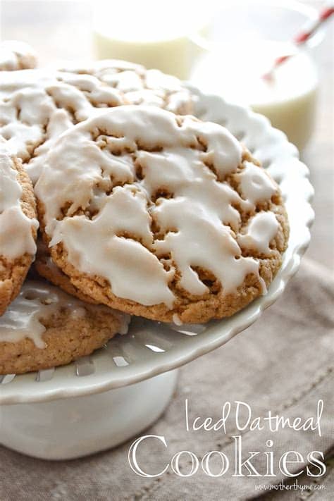 I wrote an entire 200+ page cookbook all about christmas sugar cookie recipes. Iced Oatmeal Cookies | Mother Thyme