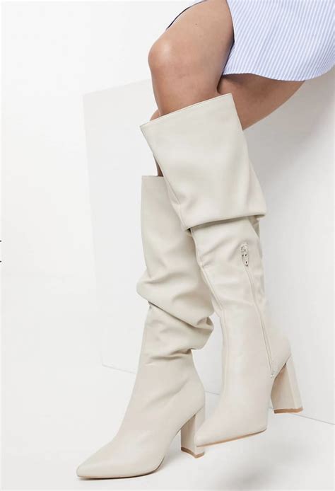 Public Desire Wide Fit Mine Slouch Knee Boots The Best Fall