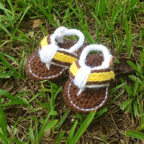 4.7 out of 5 stars 2 ratings. Moses Sandals Newborn Baby Boy Flip Flops Brown Yellow and White on Etsy, $20.00 | Baby boy ...