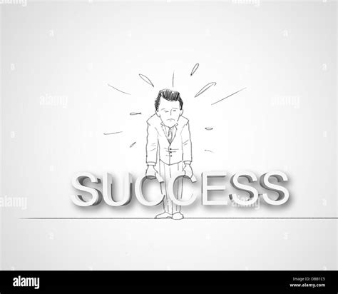 Drawing About Success In Business Stock Photo Alamy