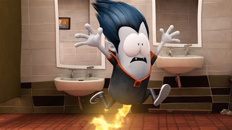 Funny Animated Cartoon Spookiz Culas On Fire Literally 스푸키즈