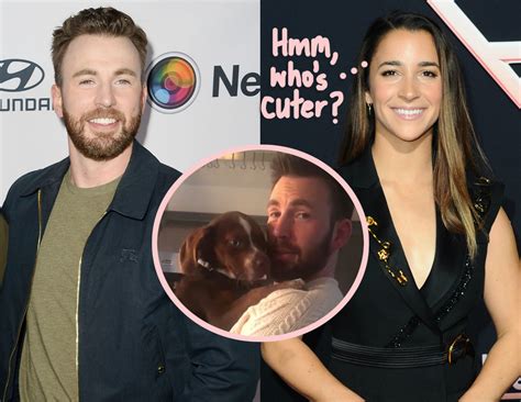 Look, i am all about the possibility of chris evans and aly raisman. Chris Evans Wore His Iconic Knives Out Sweater To A Cozy ...