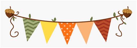 Fall Clipart Bunting Fall Bunting Banner Clipart Hd Png Download
