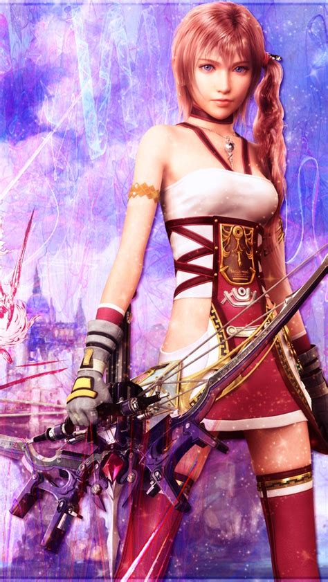 Free download 640x1136 wallpapers and backgrounds. Final Fantasy XIII-2 pure girl iPhone X 8,7,6,5,4,3GS wallpaper download - iWALL365.com
