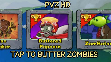 Plants Vs Zombies Hidden Minigame Buttered Popcorn Pvz Hd Youtube