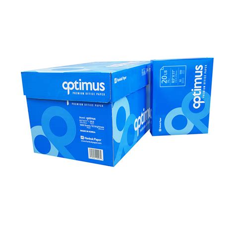 Optimus 92 85 X 11 White Copy Paper Instock Supplies