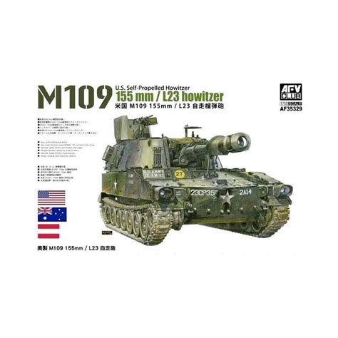 Afv Club Af35329 135 M109 155mm L23 Howitzer