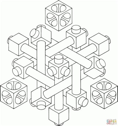 Optical Illusion Coloring Pages Printable - Coloring Home