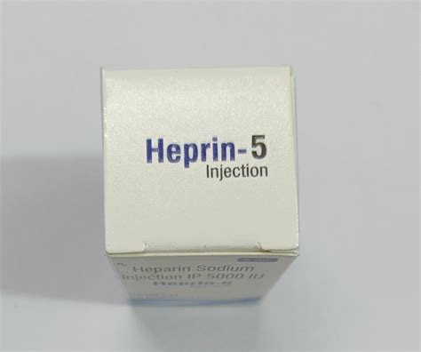 5000iu Heparin Sodium Injection Ip At Rs 136box Patna Id 25409916762